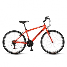 Great Vélo de montagnes GREAT Vélo VTT, Vélo De Montagne pour Adultes, Vélo De 26 Pouces à 21 Vitesses à Vélo Haute Teneur en Acier De Carbone, Vélo De Banlieue D'étudiant, Adapté à La Hauteur 160-192cm(Color:Orange)