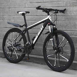 GUIO Vélo de montagnes GUIO Variable Speed Bicycle 24 inch / 26 inch Mountain Bike 21 / 24 / 27 / 30 Cross Country Bicycle Adult, Style 14, 26 inches(160-185cm)