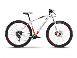 HAIBIKE Greed hardnine 6.0 DE 20 g Deore (2018), Blanc/Rouge/Anthracite, Taille L