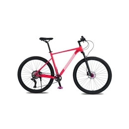 HESND Vélo de montagnes HESND Zxc Vélos pour adultes 21 pouces grand cadre en alliage d'aluminium vélo de montagne 10 vitesses double frein à huile VTT avant et arrière dégagement rapide (couleur : rouge, taille : cadre de