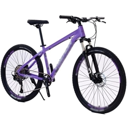 KDHX Vélo de montagnes KDHX Vélo de Montagne pour Adultes Roues de 27, 5 Pouces Shimano 11 Vitesses Cadre en Alliage D'aluminium Freins à Disque Mécaniques pour Les Sports de Plein Air (Color : Purple)