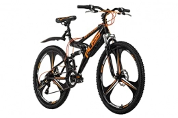 KS Cycling vélo KS Cycling VTT Fully 26'' Bliss Noir / Orange RH 47 cm Mixte-Adulte, 26 Zoll