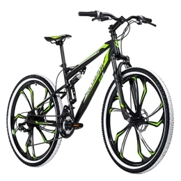 KS Cycling Vélo de montagnes KS Cycling VTT Fully 27, 5" Scrawler Noir-Vert RH 46 Adulte Unisexe, Zoll, 46 cm