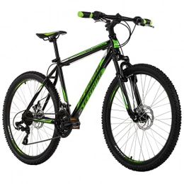 KS Cycling Vélo de montagnes KS Cycling VTT Hardtail 26'' Sharp Noir / Vert RH 46 cm Mixte-Adulte, 26 Zoll