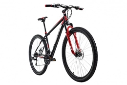 KS Cycling Vélo de montagnes KS Cycling VTT Hardtail 29'' Xtinct Noir / Rouge RH 50 cm Mixte-Adulte, 29 Zoll