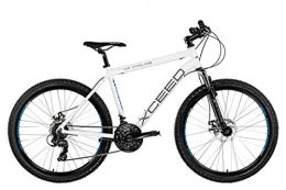 KS Cycling Vélo de montagnes KS Cycling VTT Semi-Rigide 26" Aluminium Xceed Blanc TC 48 cm Adulte Unisexe, 48