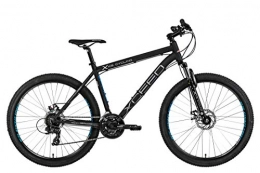 KS Cycling Vélo de montagnes KS Cycling VTT Semi-Rigide 27, 5'' Aluminium Xceed Noir TC 48 cm Adulte Unisexe, 48