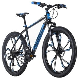 KS Cycling Vélo de montagnes KS Cycling VTT Semi-Rigide 27, 5" Xplicit Noir-Bleu TC 53 cm