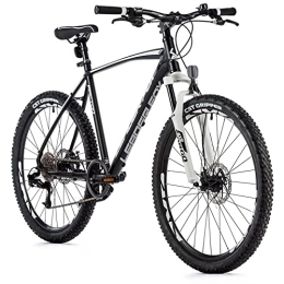 Leaderfox vélo Leader Fox Factor Vélo de montagne en aluminium 8 vitesses avec freins à disque Rh 46 cm Noir et blanc