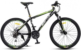 LEYOUDIAN vélo LEYOUDIAN 24x Mountain Bikes, 26 Pouces Adulte Haute Teneur en Carbone Cadre en Acier Hardtail Vélos, Tous Les Hommes Terrain VTT, Vélos Anti-Slip (Color : Green)