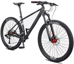 YANQ Vélo de montagnes Man VTT, 27, 5 pouces freins à disque VTT semi-rigide en fibre de carbone Grand vélo de montagne des pneus, 36 vitesses, 36 vitesse