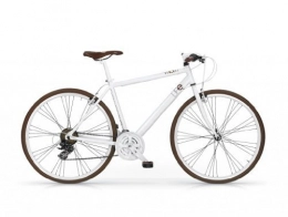 MBM Vélo de montagnes Mbm - Life Hybride 28'' H50 Bicyclette Vélo Bike Shimano Mtb Blanc