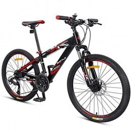 MJY vélo MJY Vélos de montagne pour garçons, vélos de montagne avec double frein à disque, cadre en aluminium à suspension avant vélo de montagne tout terrain