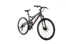 Moma Bikes Vélo de montagnes Moma Bikes Vélo VTT, EQX 26", Aluminium. SHIMANO 24V, Freins a Disque, Double Suspension (Plusieurs tailles)