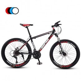 Aquila vélo Mountain Bike 26 pouces haute en acier au carbone variable Freins Vitesse vélo à double disque Outroad vélos, avec résistant à l'usure des pneus antidérapante AQUILA1125 (Color : B)