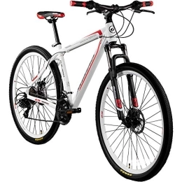 Galano Vélo de montagnes Mountain Bike 29" MTB Galano Toxic / pulse - Freins à disque Shimano Tourney, blanc / rouge