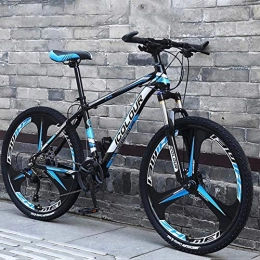 MSM vélo MSM Adulte Vélo VTT, Hardtail Bike avec Suspension Avant, 26 Pouces 30 Vitesse Aluminium Léger Vélo VTT Noir Et Bleu 26" 30-Vitesse