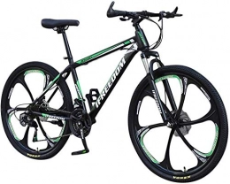 NENGGE vélo NENGGE 26 pouces 21 vitesses VTT bicyclette Étudiant plein air (Color : Green)