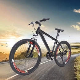 PIOJNYEN vélo PIOJNYEN Vélo VTT 26 pouces 21 vitesses en aluminium pour hommes et femmes adolescents Noir