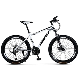 QCLU vélo QCLU Vélo de 26 Pouces de Montagne, Vitesse Variable Adulte MTB Vélos, vélo à vélo de Vitesse Variable for Hommes et Femmes, 21 Vitesses (Color : Black)