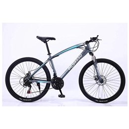 LHQ-HQ vélo QGL-HQ Sports de Plein air 26 « » Aluminium de vélo de Montagne avec 17 « » Cadre Discbrake 2130 Vitesses, Suspension Avant Sports de Plein air Mountain Bike (Color : Grey, Size : 30 Speed)