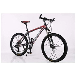 LHQ-HQ vélo QGL-HQ Sports de Plein air Moutain Bike Vélo 27 / 30 Vitesses VTT 26 Pouces Roues Fourche Suspension vélo avec Deux Freins à Huile Sports de Plein air Mountain Bike (Color : Red, Size : 27 Speed)