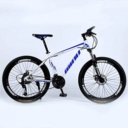 Qinmo vélo Qinmo VTT, VTT Pays 24 / 26 Pouces avec Double Disque de Frein, VTT Adulte, Semi-Rigide vlo avec sige rglable, paissie Carbone Cadre en Acier (Color : 21-Stage Shift, Size : 27.5inches)