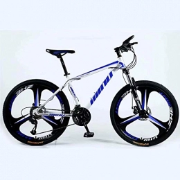 Qinmo vélo Qinmo VTT, VTT Pays 24 / 26 Pouces avec Double Disque de Frein, VTT Adulte, Semi-Rigide vlo avec sige rglable, paissie Carbone Cadre en Acier (Color : 30-Stage Shift, Size : 26inches)