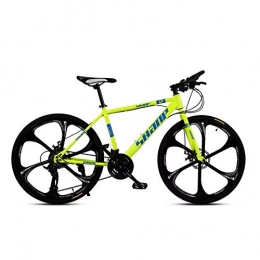 Qinmo Vélo de montagnes Qinmo VTT, VTT Pays, 24 / 26 Pouces Double Frein Disque, Pays Gearshift vlo, VTT Adulte avec sige rglable (Color : 21-Stage Shift, Size : 24inches)