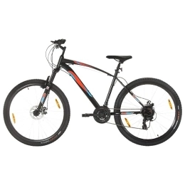 RAUGAJ Vélo de montagnes RAUGAJ VTT 21 vitesses avec roues de 29" et cadre de 48 cm, couleur de l'article : noir