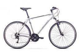 ROMET vélo ROMET ORKAN 2M Crossrad Mixte Adulte, Noir / Gris, M