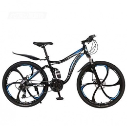 ZTBXQ Vélo de montagnes Sports de fitness en plein air Vélo de montagne de 26 pouces pour adultes, hommes et femmes, cadre en acier à haute teneur en carbone, vélos vtt, suspension complète, roues en alliage d'aluminium,
