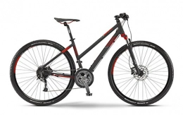 Staiger – Daytona 2015 – Vélo de cyclo cross – Pour femme – Noir/rouge mat (RH 44 cm)