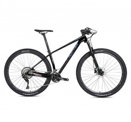 BIKERISK vélo STRIKERpro Fibre de Carbone Vélo VTT 27.5 / 29 Roue Pouces, 22 / 33 Vitesse 15 / 17 / 19 Cadre de Carbone pour Adultes (Noir), 22speed, 27.5×17