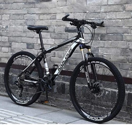 SXTR vélo SXTR VTT 66 cm, cadre en aluminium, double frein à disque, VTT avec suspension avant, vitesse variable 21 / 24 / 27 / 30 pour adulte et homme, 24 Speed