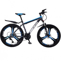 Tbagem-Yjr Vélo de montagnes Tbagem-Yjr Acier-Carbone VTT - Suspension Double Banlieue Ville Hardtail Vélo (Color : Black Blue, Size : 27 Speed)