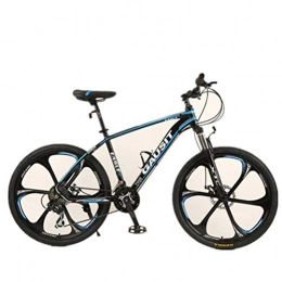 Tbagem-Yjr Vélo de montagnes Tbagem-Yjr Adulte VTT, Freins À Disques 27 Speed ​​City Vélo De Route Boy Ravine Bike (Color : Blue)