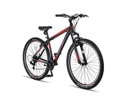 Generic Vélo de montagnes Umit 4 mouvement 29 pouces VTT V-Brakes Noir-rouge