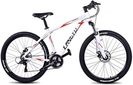 YANQ Vélo de montagnes VTT 21 vitesses, 26 pouces entièrement adultes, résistant femme facile montagne, vert, blanc