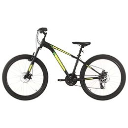 LUVYIMO Vélo de montagnes VTT 21 vitesses 27, 5" Roue 38 cm Noir - Sports Goods Vélo de plein air