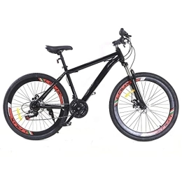 RANZIX Vélo de montagnes VTT 26" 21 vitesses, désert VTT en aluminium pour filles, garçons, hommes et femmes, noir 19, 1 kg