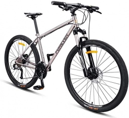 YANQ Vélo de montagnes VTT adultes, cadre en acier 27, 5 pouces hardtail freins à disque de vélo de VTT de suspension avant, unisexe vélo, 27 vitesses, 30 vitesse