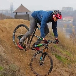 Aoyo Vélo de montagnes VTT pour adulte, 27 vitesses, vélo alpin de 27, 5 pouces, cadre en aluminium, VTT rigide, vélos antidérapants, (couleur : bleu)