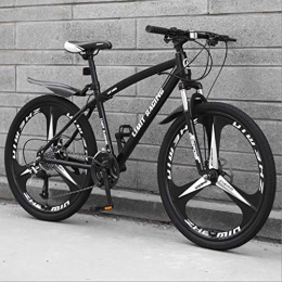 GXQZCL-1 vélo VTT, vlo tout terrain, VTT, Vlos Hardtail Montagne, Cadre en acier au carbone, double disque de frein et verrouillage de la fourche avant, roue 26 pouces MTB Bike ( Color : C , Size : 27-speed )