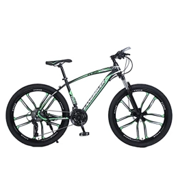 Mountain Bike Vélo de montagnes Vélo d'étudiant de cross-country à vitesse variable en plein air (noir rouge; noir vert; noir bleu; blanc bleu 21 / 24 / 27 vitesses) Vélo absorbant les chocs 24 / 26 pouces / 135, 0 cm * 19, 0 cm * 72, 0 cm