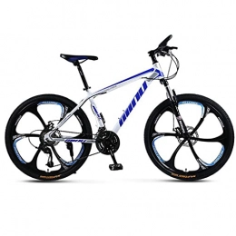 M-YN Vélo de montagnes Vélo De Montagne Bicyclette De 26 Pouces Mens MTB Freins à Disque 3 / 6-6-spokes(Size:26inch, Color:Bleu)