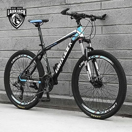 Generic vélo Vélo de montagne junior noir et rouge avec roues de 66 cm, cadre en acier 21 vitesses, freins à disque pour garçons et filles