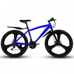 Dengjiam vélo Vélo De Montagne Mountain Bike Bicycle 30 Speed ​​26 inch 3 Knife Student Youth Adult Shock Off Road Racing One Wheel-Blue_Other
