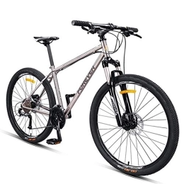 LNDDP Vélo de montagnes Vélos de montagne pour adultes, vélo de montagne semi-rigide à cadre en acier de 27, 5 pouces, freins à disque mécaniques, vélos antidérapants, vélo de montagne tout-terrain pour hommes et femmes