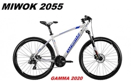 WHISTLE Vélo de montagnes WHISTLE Vélo Miwok 2055 Roue 27, 5 Shimano 21 V Suntour XCT HLO Gamma 2020, ULTRALIGHT NEON BLUE, 46 CM - M